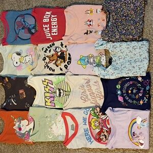 Girls Graphic T-Shirts Collection